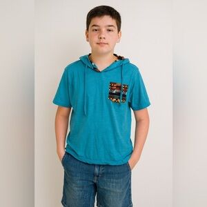 Free Planet Blue Hooded Sweatshirt